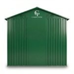 GardenPhi 8x6 Outdoor Storage Shed, Weather-Resistant Metal, Double Door - Image 3