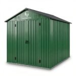 GardenPhi 8x6 Outdoor Storage Shed, Weather-Resistant Metal, Double Door - Image 2